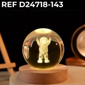 Lámpara Esfera de Cristal Luz LED 6cm