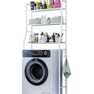 Organizador Estante de Lavadora Baño Metálico Rack 3 Niveles