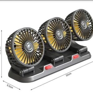 Ventilador Para Carro De Tres Cabezales
