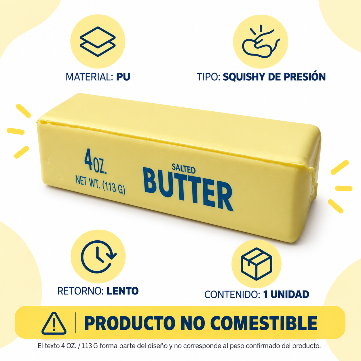 Squishy de Mantequilla Antiestrés - Imagen 5